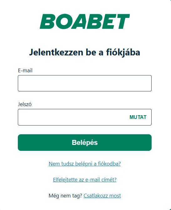 BoaBet Bejelentkezés Magyarországon